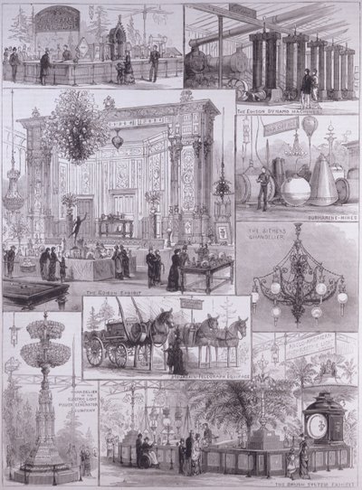 The International Electric Exhibition at the Crystal Palace, from 